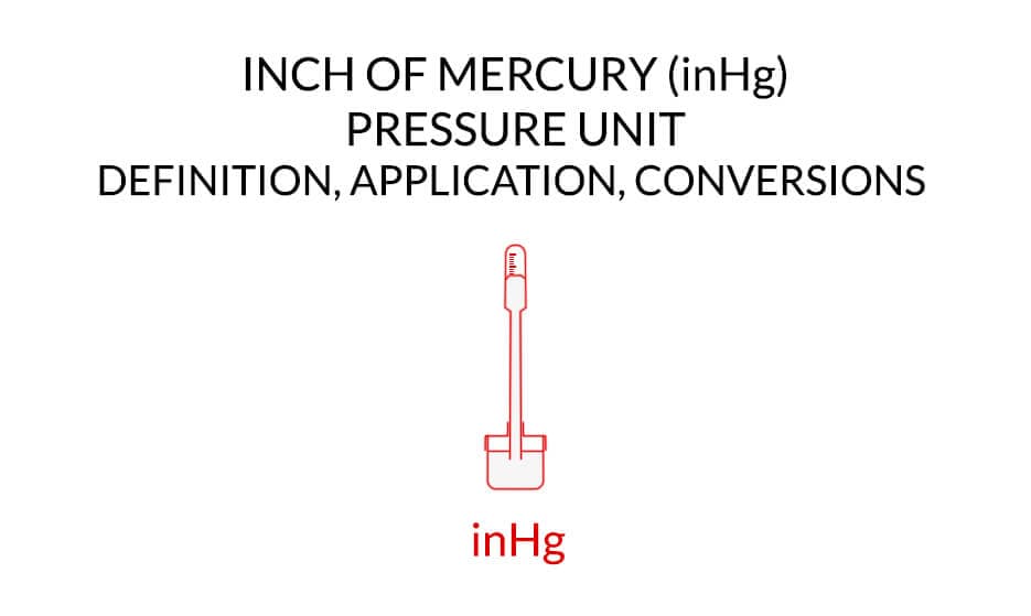 Inch of mercury column (inHg) - Pressure Unit - Definition, Application, Conversions