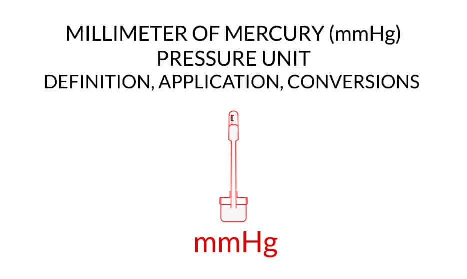 Milimetre of mercury column (mmHg) - Pressure Unit - Definition, Application, Conversions