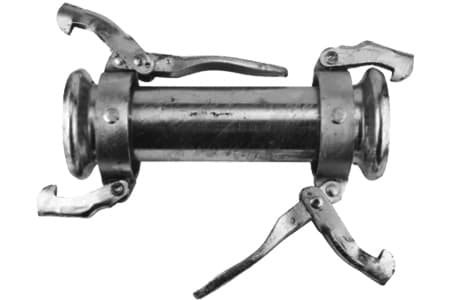 PERROT C86 FEMALE PART DOUBLE CONNECTOR WITH LEVER O RING INPART24