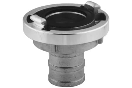 STORZ HOSE CONNECTOR WITH LONG HOSE TAIL PN 16 FORGED ALUMINIUM INPART24
