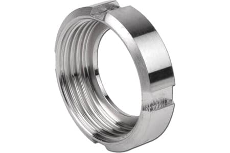 NUT DIN 11851 HYGIENIC COUPLING STAINLESS STEEL 304 ISO INCH INPART24