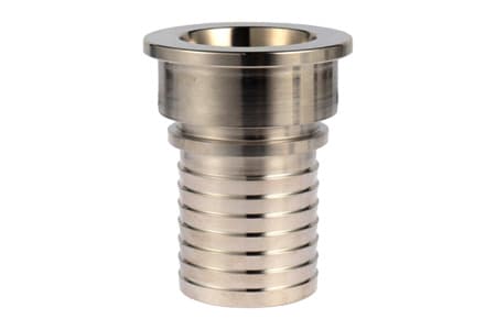 SMS 1145 FOOD COUPLING MALE PART WITH CONE FOR NUT AND HOSE TAIL STAINLESS STEEL INPART24