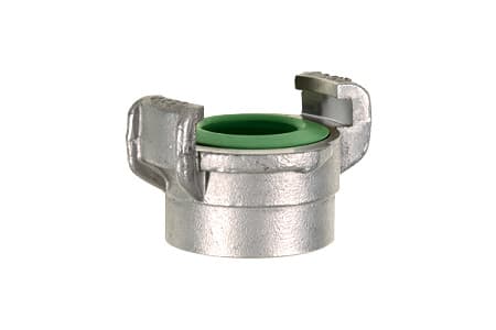 GEKA FEMALE THREAD COUPLING STAINLESS STEEL SS 316 VITON INPART24