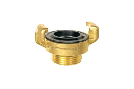 GEKA MALE THREAD COUPLING BRASS INPART24