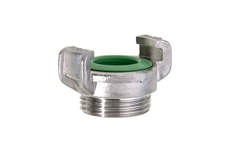 GEKA MALE THREAD COUPLING STAINLESS STEEL VITON INPART24