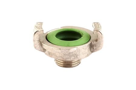 GEKA PLUS MALE THREAD COUPLING STAINLESS STEEL VITON 40 BAR INPART24