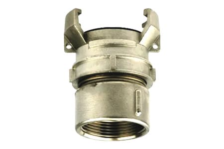 GUILLEMIN COUPLING WITH FEMALE THREAD LOCKING RING FROM STAINLESS STEEL 316 INPART24