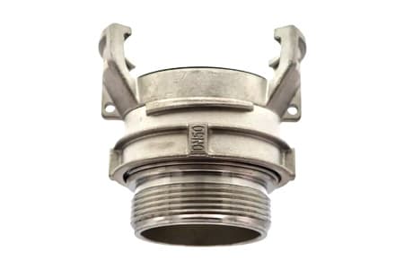 GUILLEMIN COUPLING STAINLESS STEEL 316 WITH OUTER THREAD WITH SEAL AND LOCKING RING INPART24