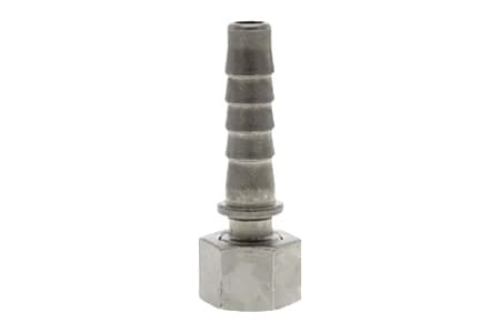 STEAM COUPLING FEMALE THREAD STAINLESS STEEL SS 316 WITH HOSETAIL INPART24
