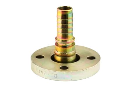 STEAM COUPLING WITH SWIVEL FLANGE AND HOSETAIL GALVANIZED STEEL INPART24