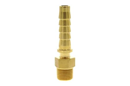 STEAM COUPLING MALE THREAD WITH HOSETAIL BRASS INPART24