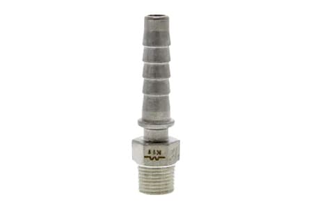 STEAM COUPLING MALE THREAD NPT WITH HOSETAIL STAINLESS STEEL INPART24