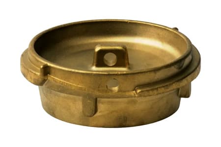 DIN TANKWAGON COUPLING STYLE VB MALE DUST PLUG BRASS INPART24