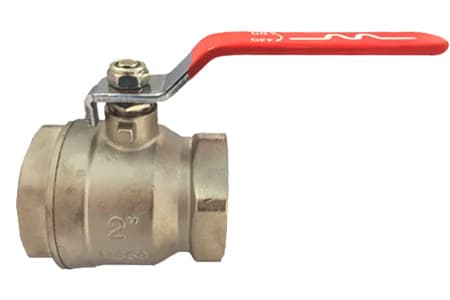 BALL VALVE WITH INTERNAL THREADS STANDARD PN 25 NICKEL PLATED BRASS INPART24