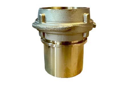 DIN TANKWAGON MALE COUPLING WITH HOSETAIL STYLE VKST BRASS INPART24