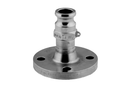 CAMLOCK TYP FLA MESKI Z KOLNIERZEM STALYM EN 1092 STAL NIERDZEWNA AISI 316 INPART24