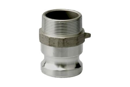 CAMLOCK TYPE F MALE PART WITH MALE THREAD BSP ALUMINIUM INPART24