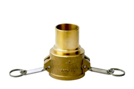 CAMLOCK TYPE CS WITH SMOOTH HOSE TAIL FROM BRASS FOR SAFETY CLAMPS INPART24