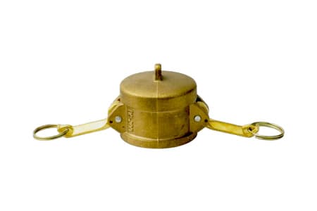CAMLOCK TYPE DC DUST CAP FEMALE PART BRASS MATERIAL INPART24