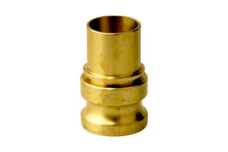CAMLOCK TYPE ES WITH SMOOTH HOSE TAIL FOR SAFETY CLAMPS FROM BRASS MATERIAL IINPART24