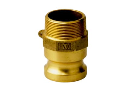 CAMLOCK TYPE F MALE PART WITH MALE THREAD BSP BRASS MATERIAL INPART24